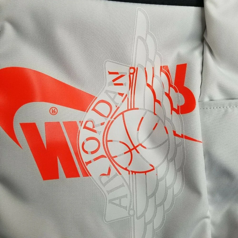 Nike Air Jordan Remix Backpack White 9A0167-001 Laptop Storage Inside New